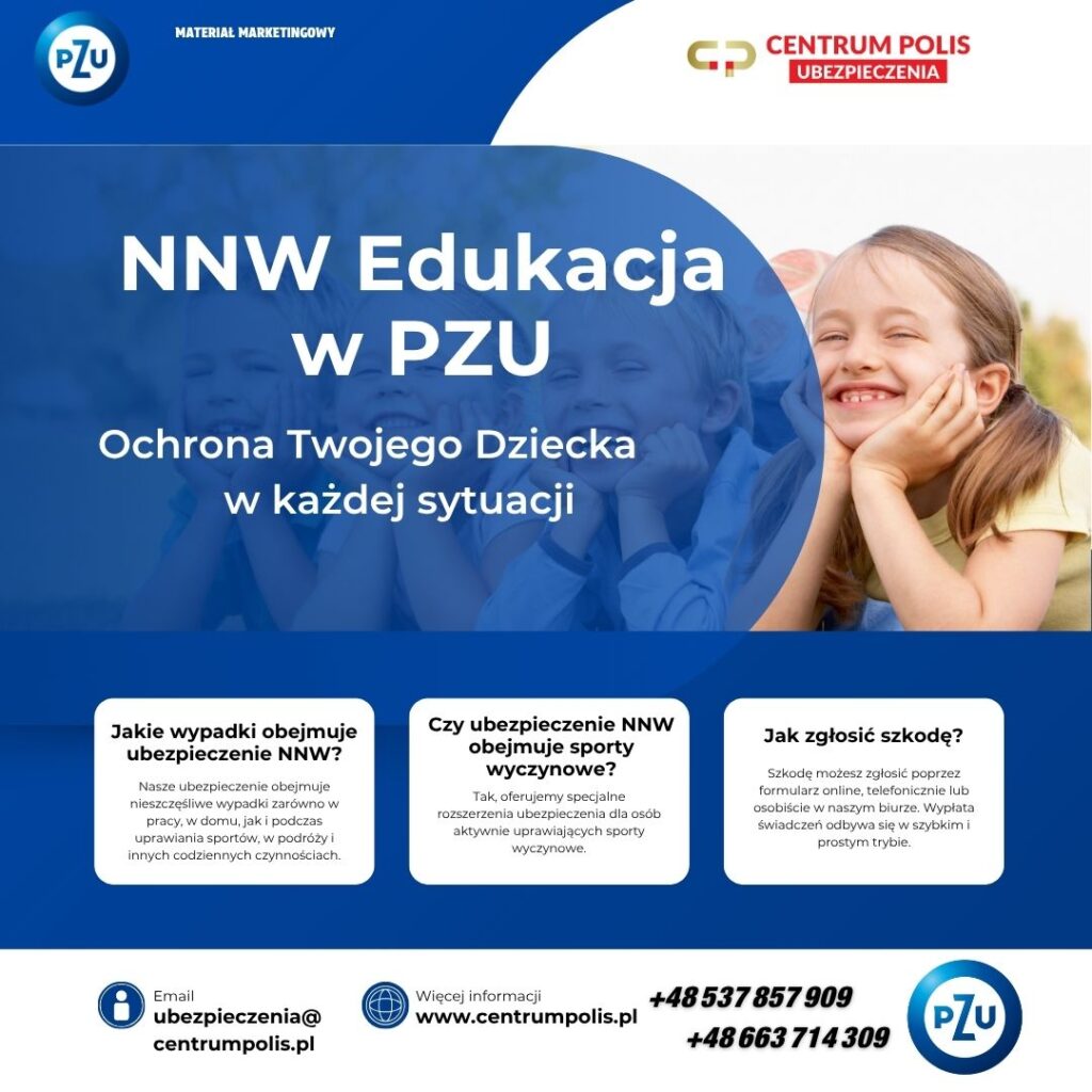 NNW Edukacja w PZU – Ochrona Twojego Dziecka w każdej sytuacji