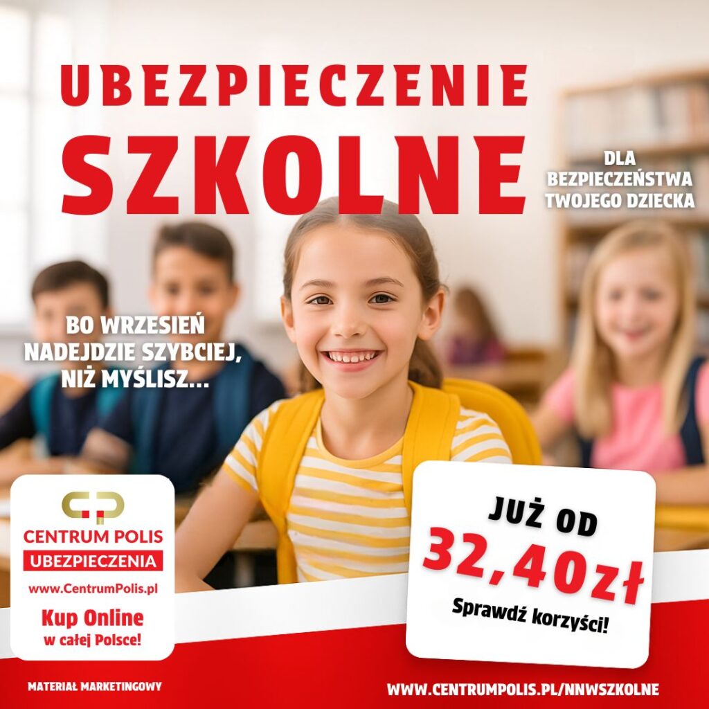 NNW Szkolne – zadbaj o bezpieczeństwo dziecka w Roku Szkolnym 2025/2026