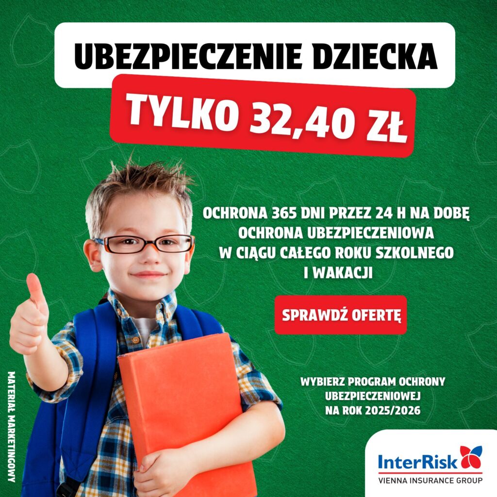 Bezpieczeństwo dziecka to priorytet każdego rodzica. Na szczęście odpowiednia ochrona nie musi być kosztowna. Z nami możesz wykupić ubezpieczenie szkolne NNW już od 32,40 zł za rok, co oznacza, że miesięczny koszt to mniej niż 3 zł!